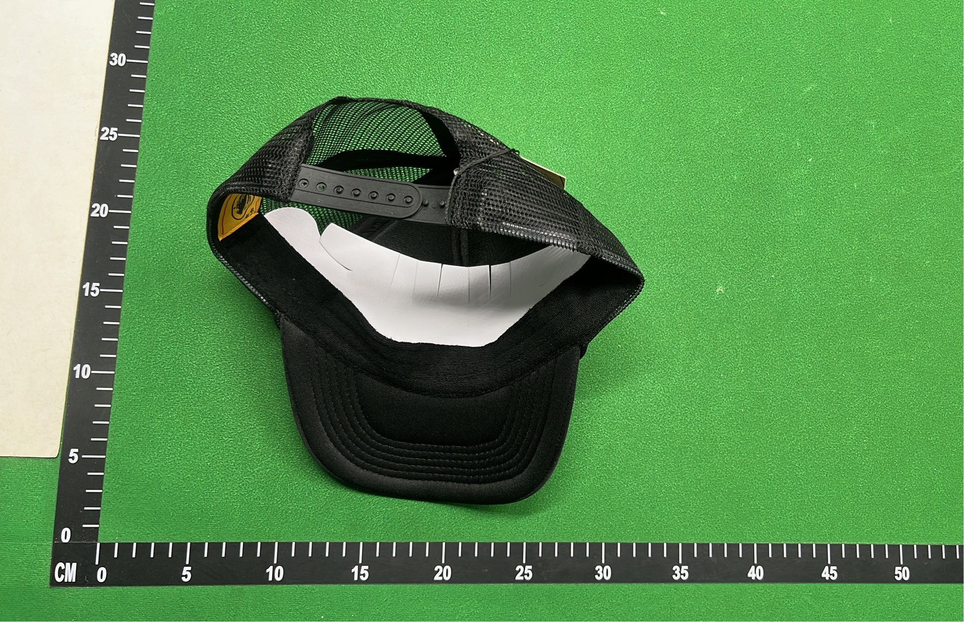 Black Trucker Hat with Cruise Ship Design