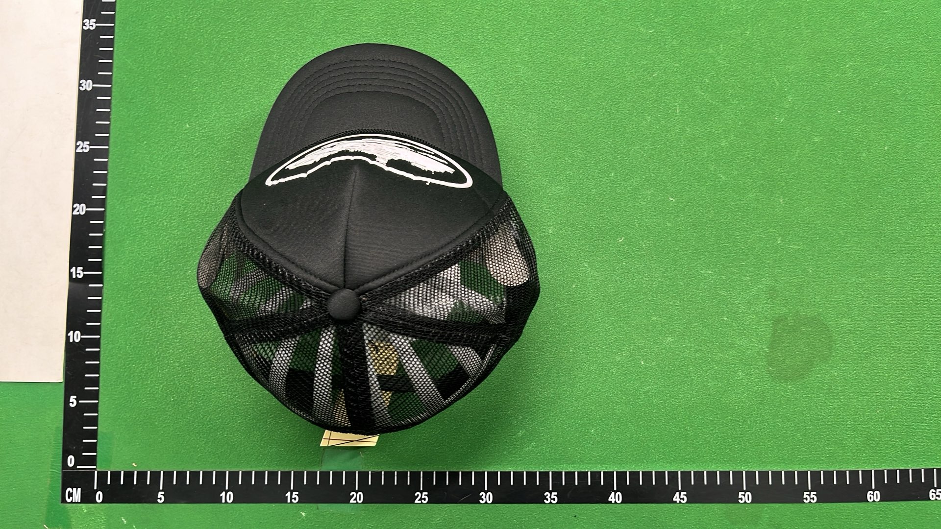 Black Trucker Hat with Cruise Ship Design
