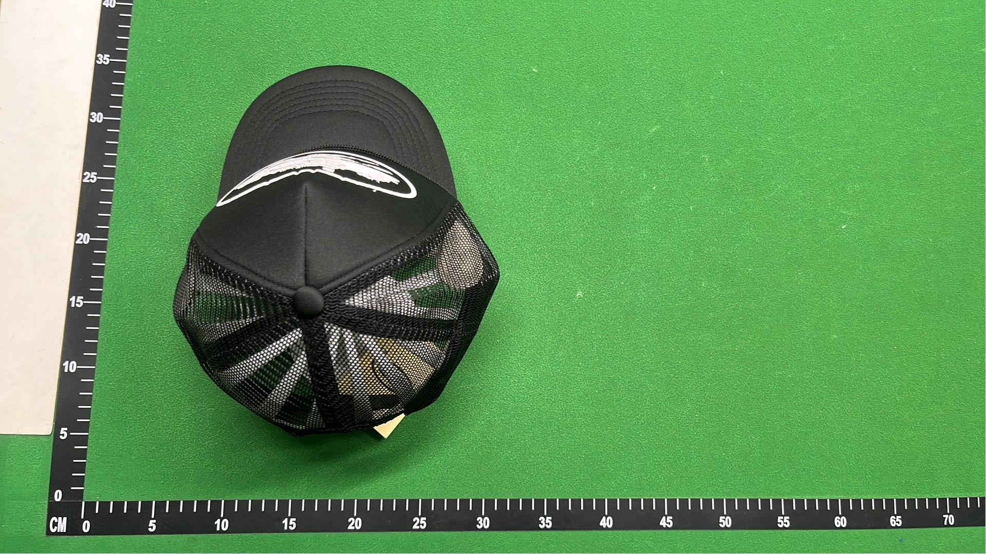 Black Trucker Hat with Cruise Ship Design