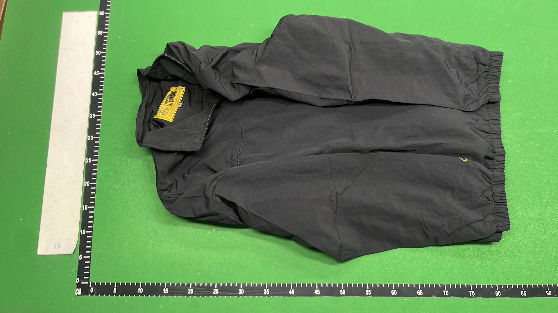 SIXSIXSEPT Navy Blue Windbreaker Jacket with Embroidered Logo