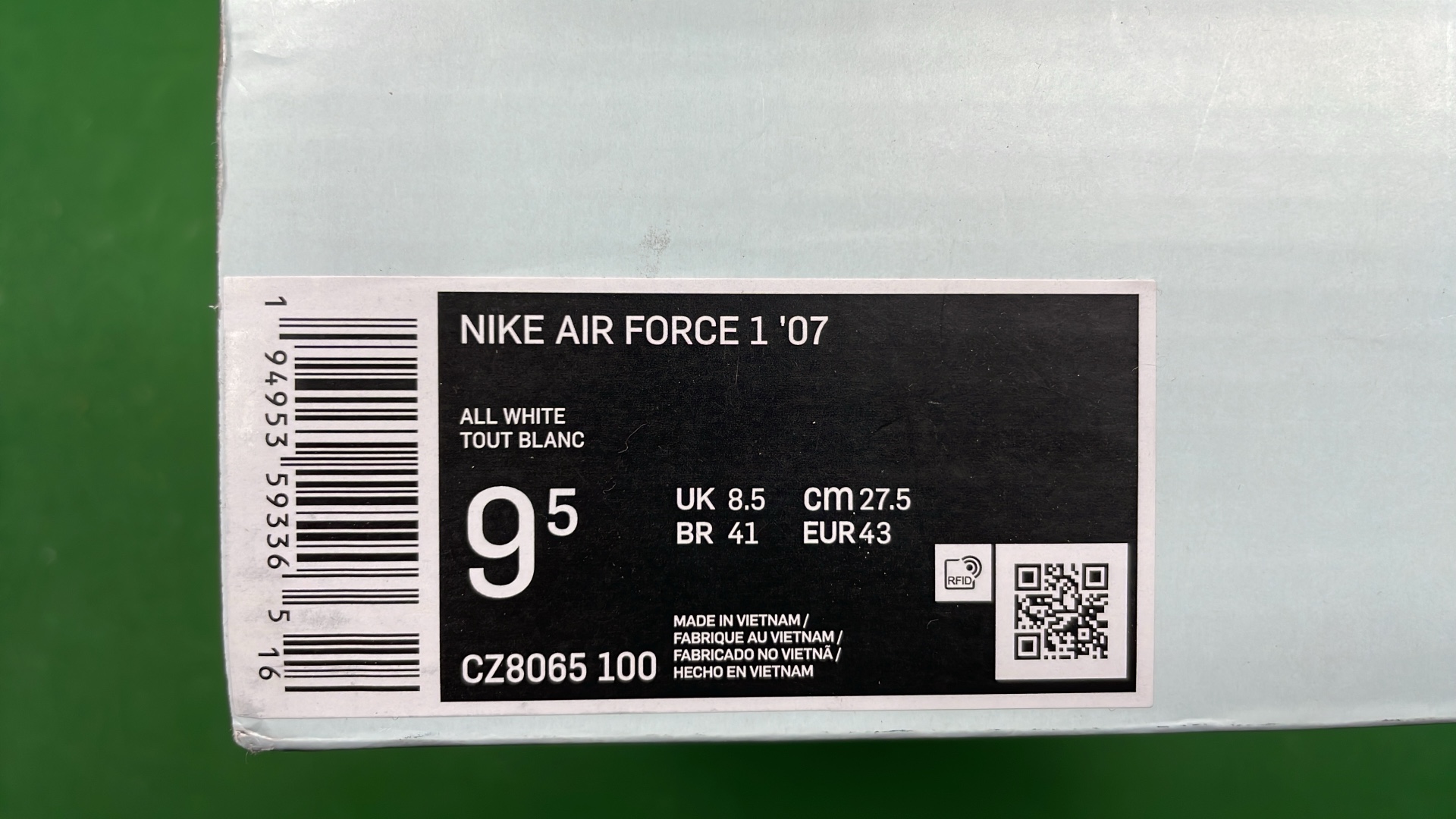 Nike Air Force 1 White Sneakers for Men and Women