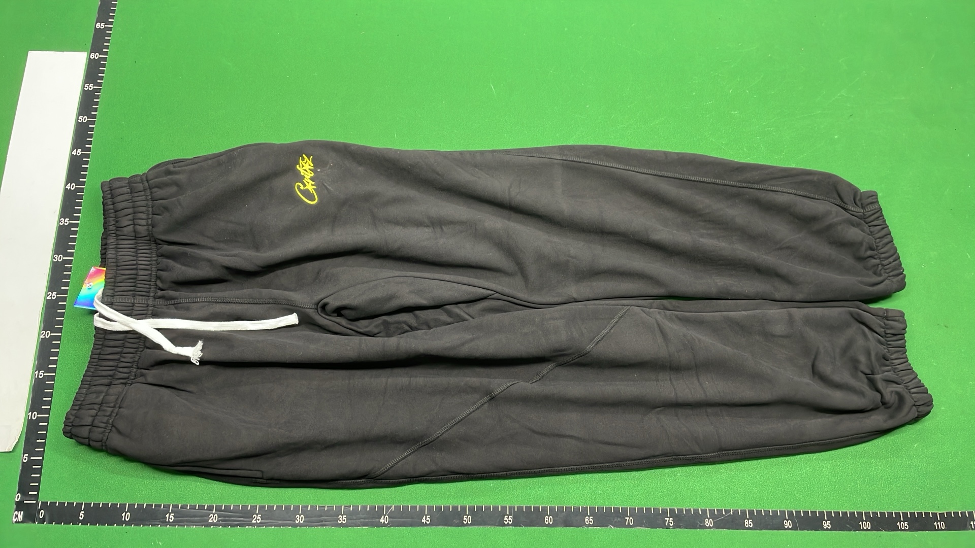 Black Jogger Pants with Gold Logo - Comfortable Sweatpants for Men