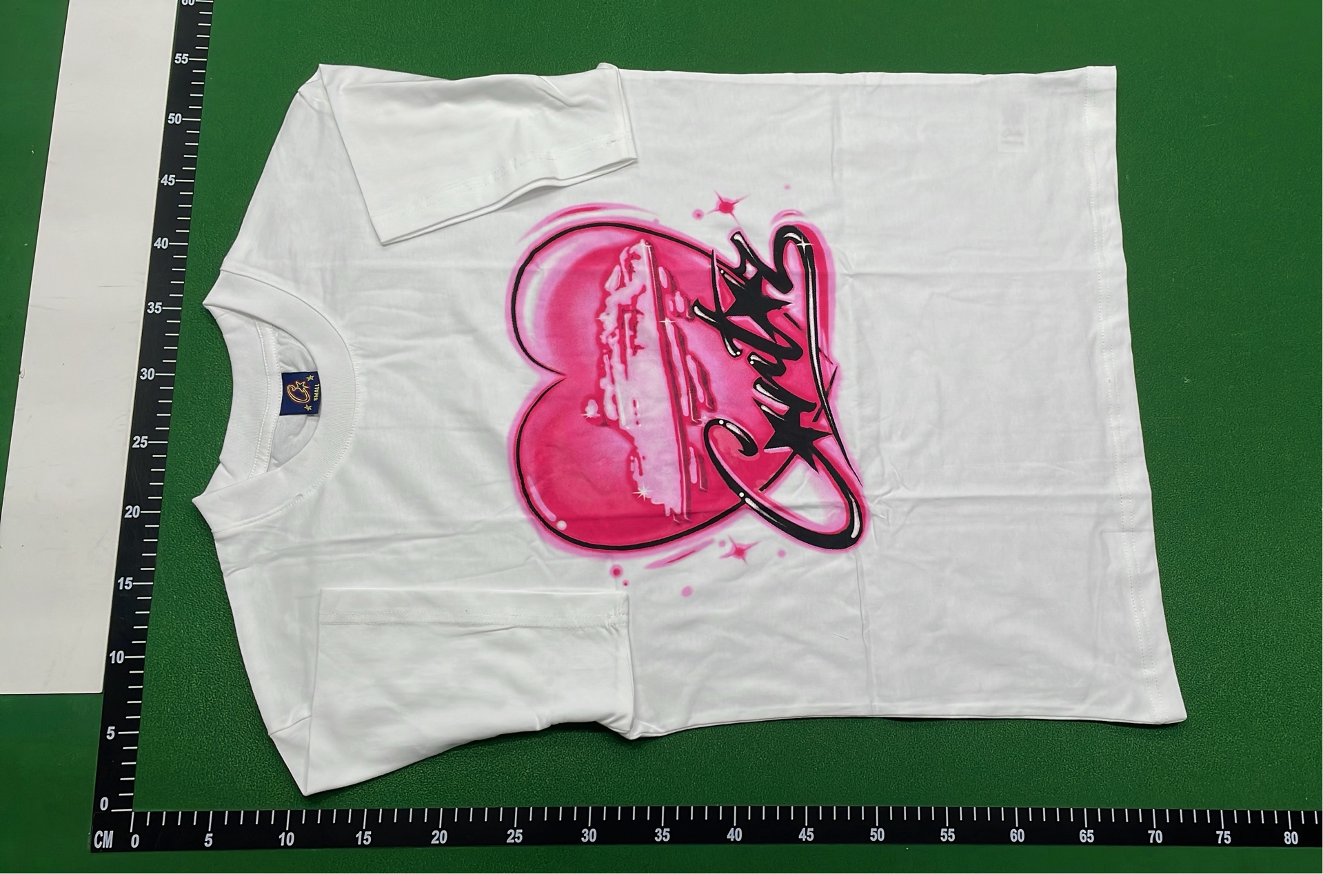 Pink Heart Design T-Shirt for Women and Men