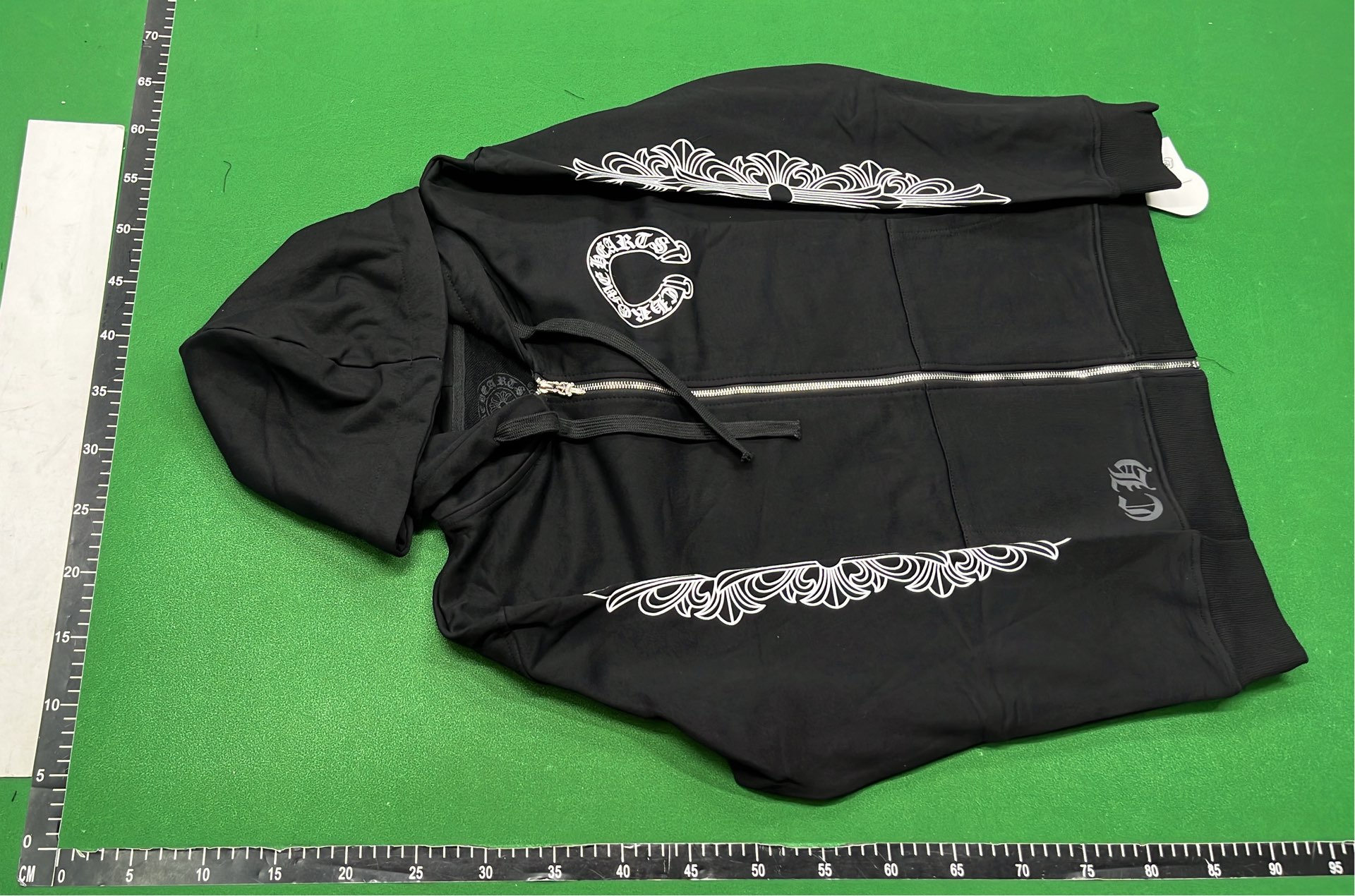 Chrome Hearts Zip Hoodie - Classic Logo Design