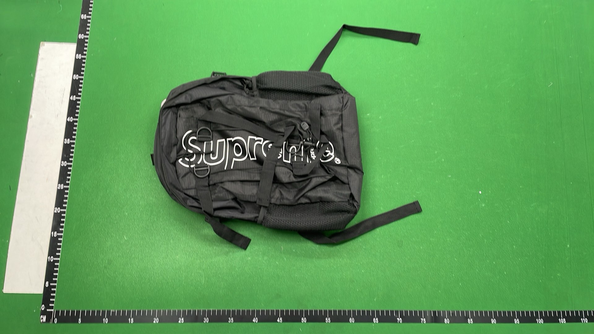 Supreme Backpack in Red Purple Yellow Black
