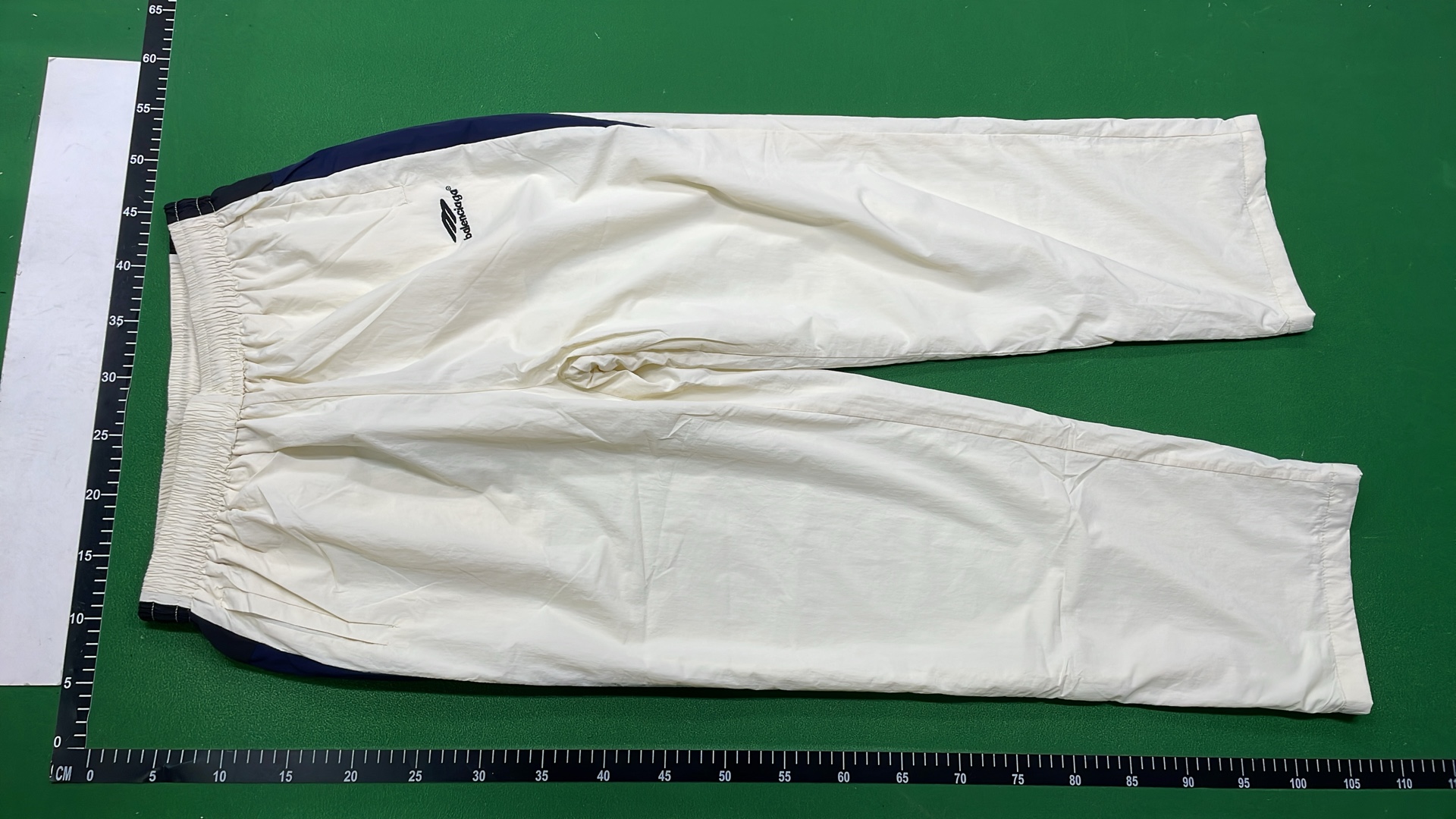 Men's Black Track Pants with White Side Stripe