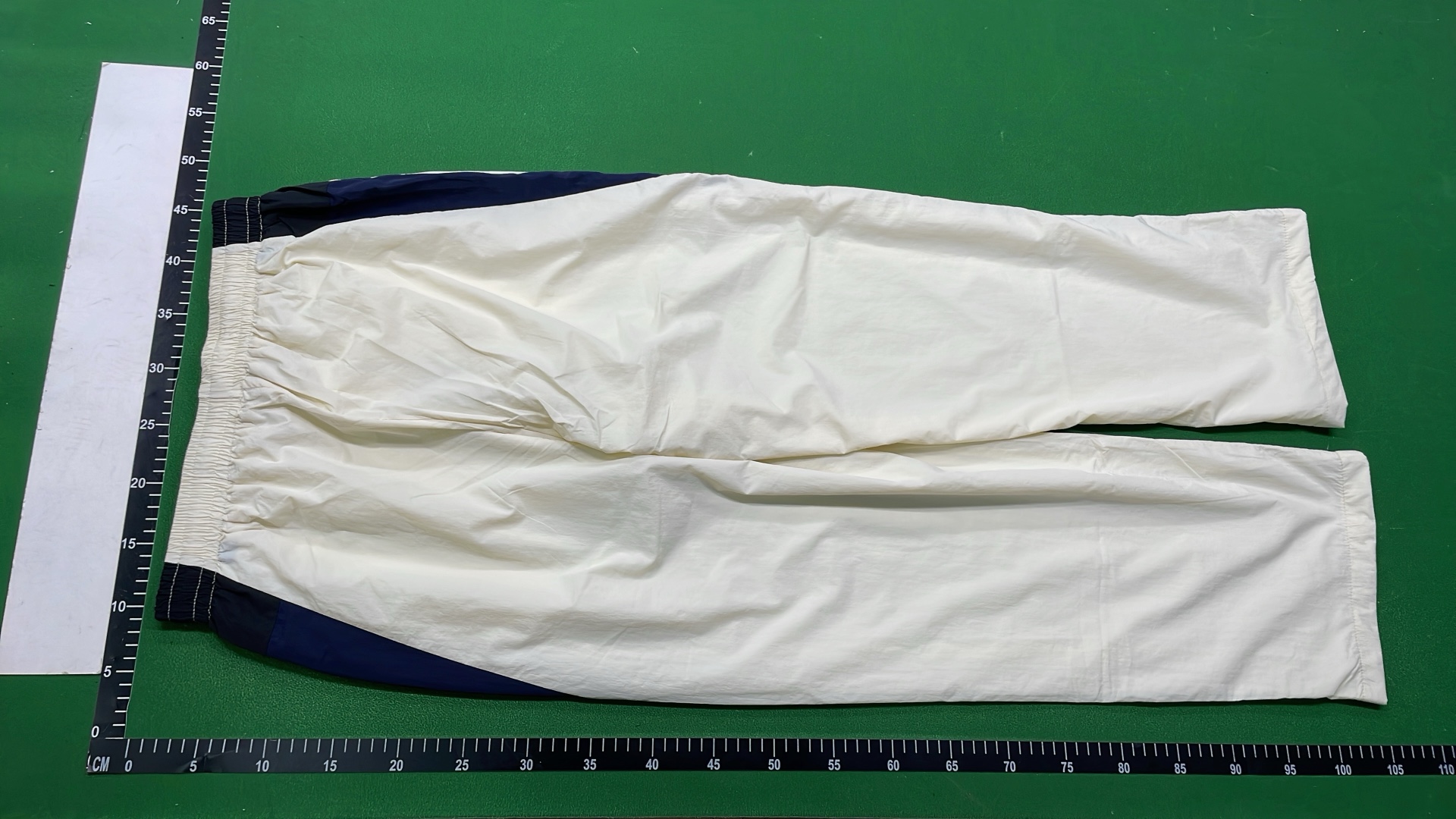 Men's Black Track Pants with White Side Stripe