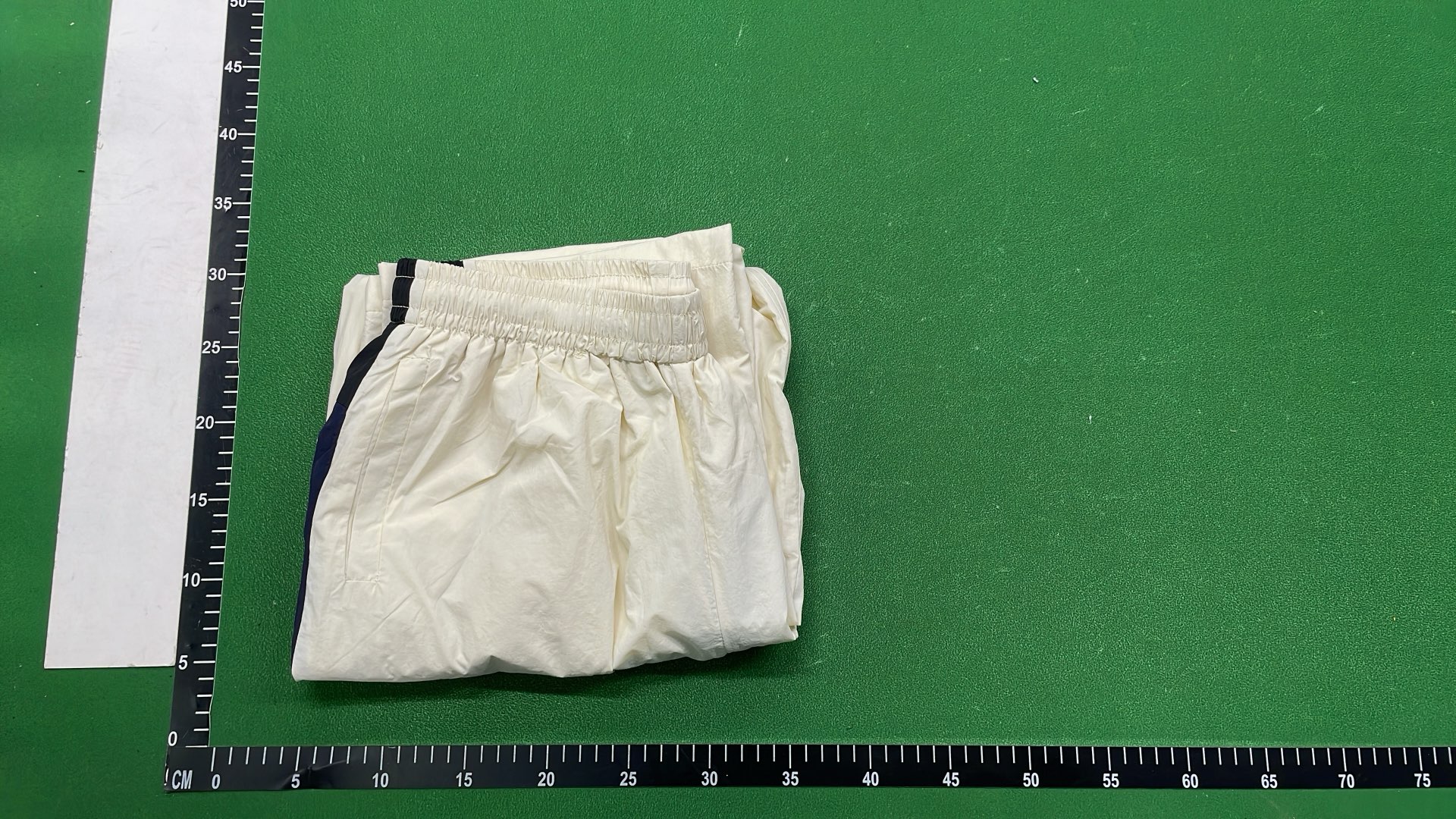 Men's Black Track Pants with White Side Stripe