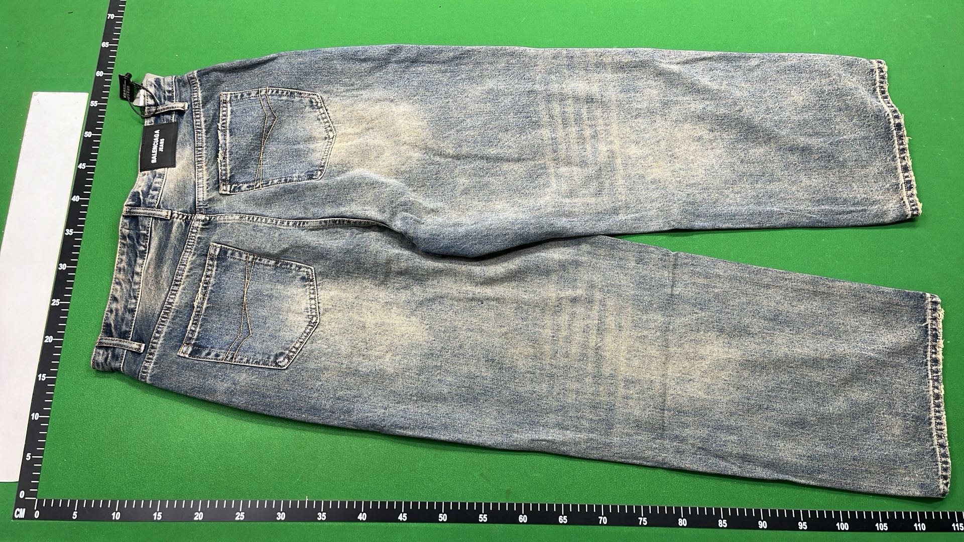 PAZIGI Distressed Wide Leg Jeans for Men