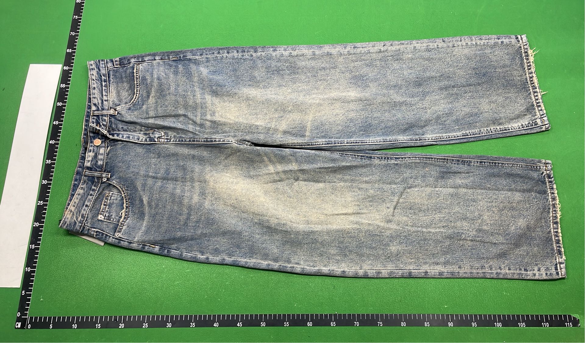 PAZIGI Distressed Wide Leg Jeans for Men