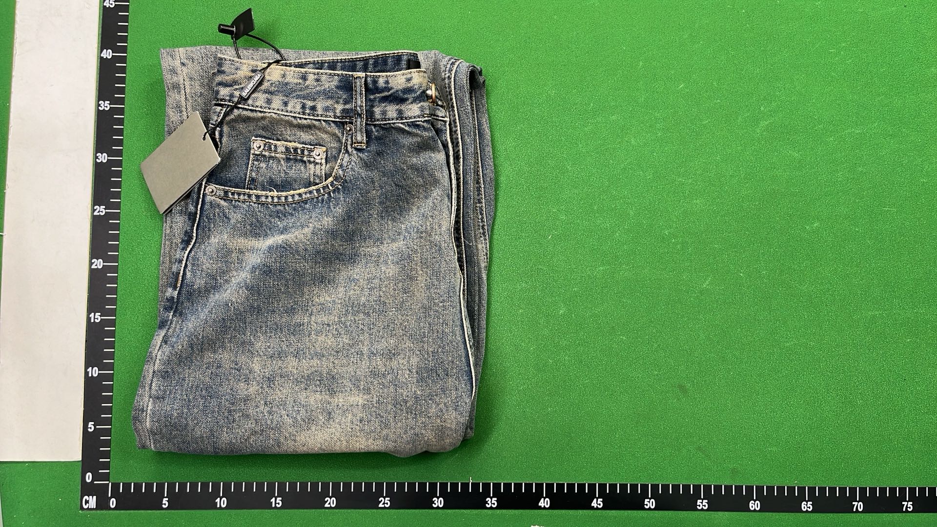 PAZIGI Distressed Wide Leg Jeans for Men