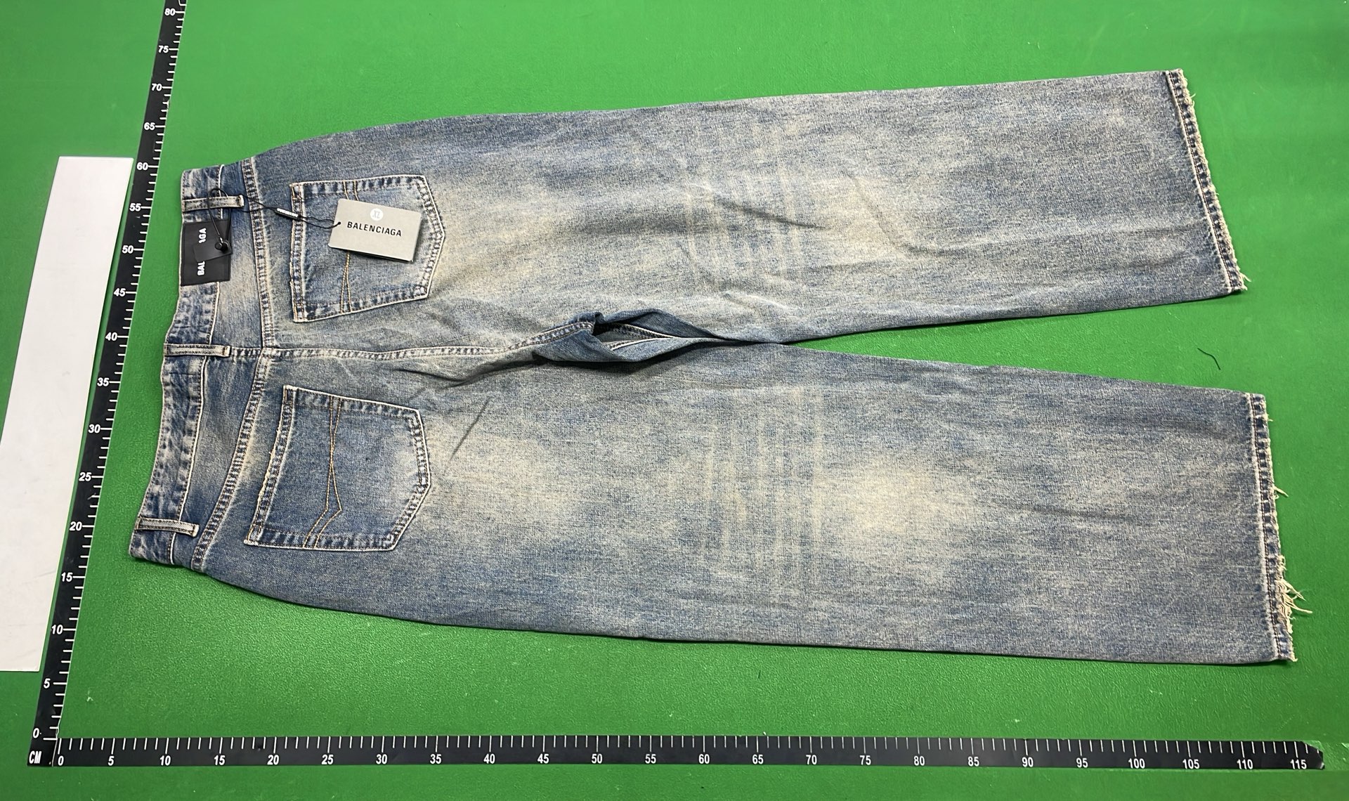 PAZIGI Distressed Wide Leg Jeans for Men