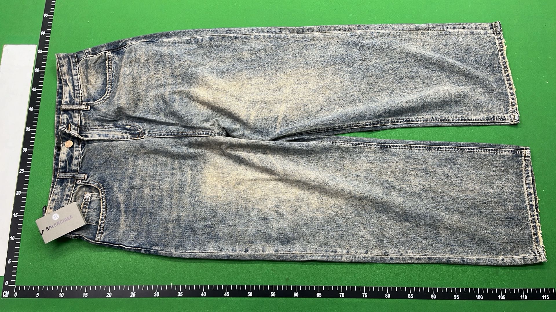 PAZIGI Distressed Wide Leg Jeans for Men