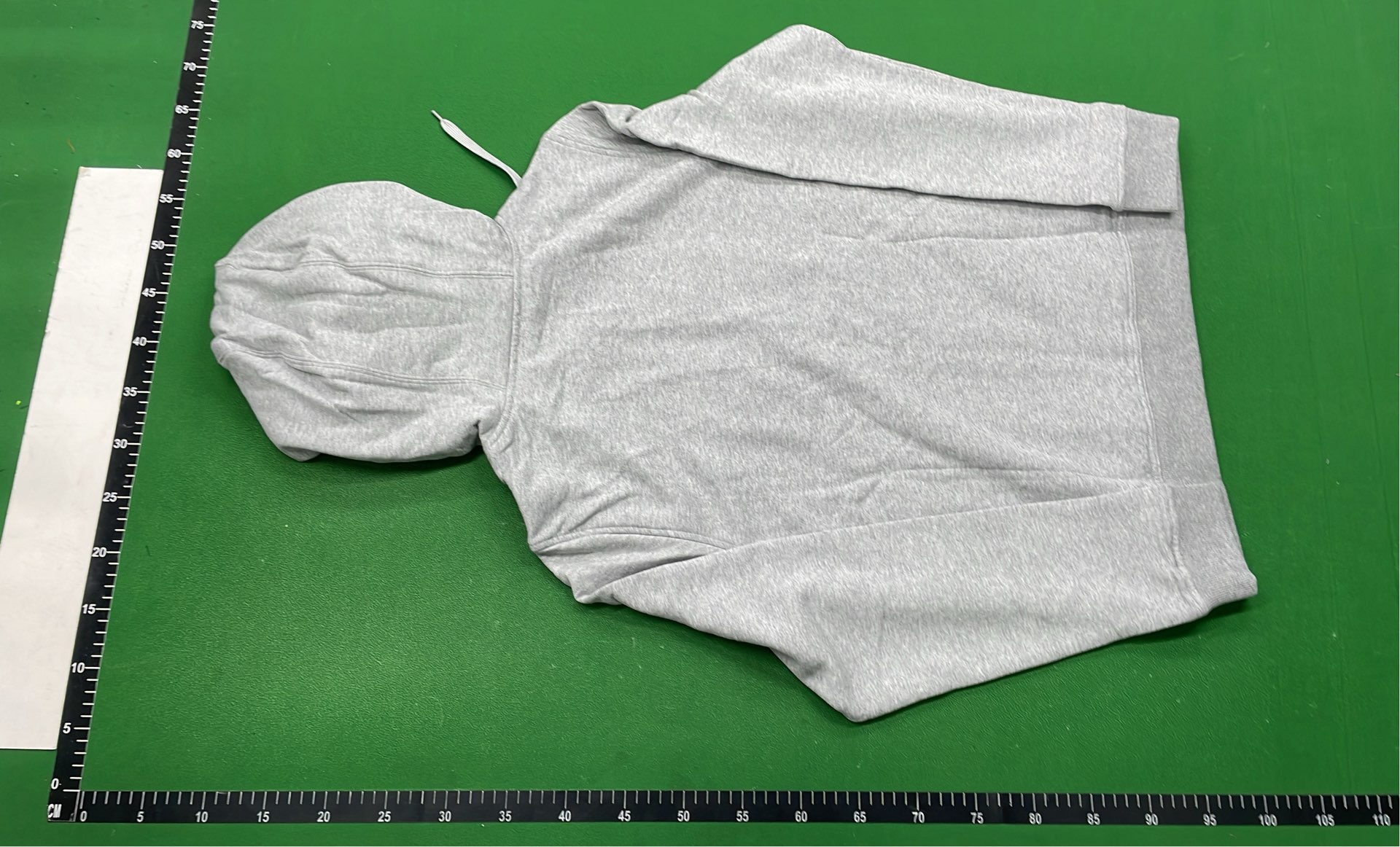 Black Hoodie with Plaid Inner Lining