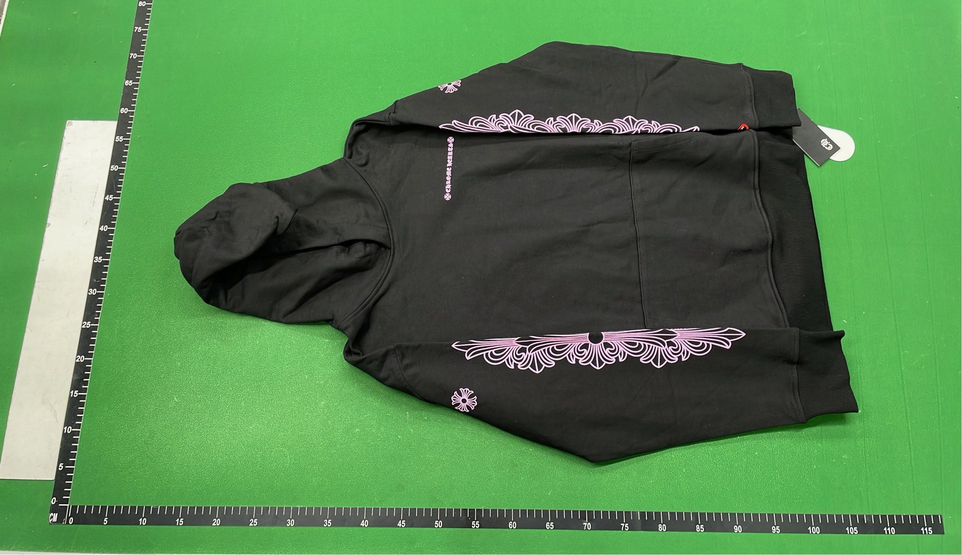 Chrome Hearts White Hoodie with Logo and Lips Design