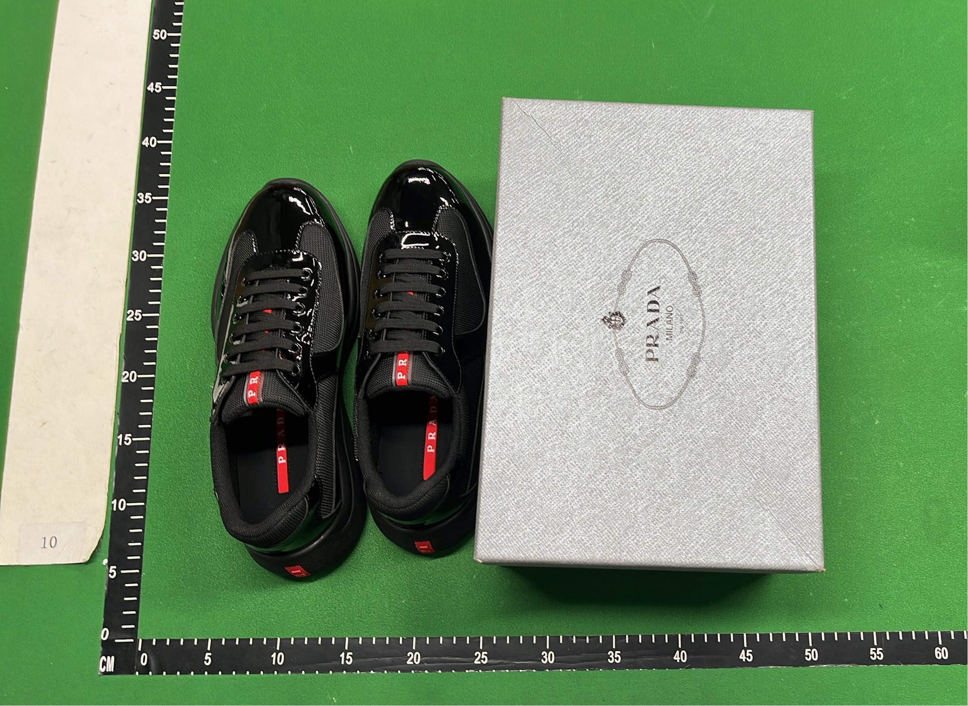 Prada Yellow Patent Leather Sneakers for Men