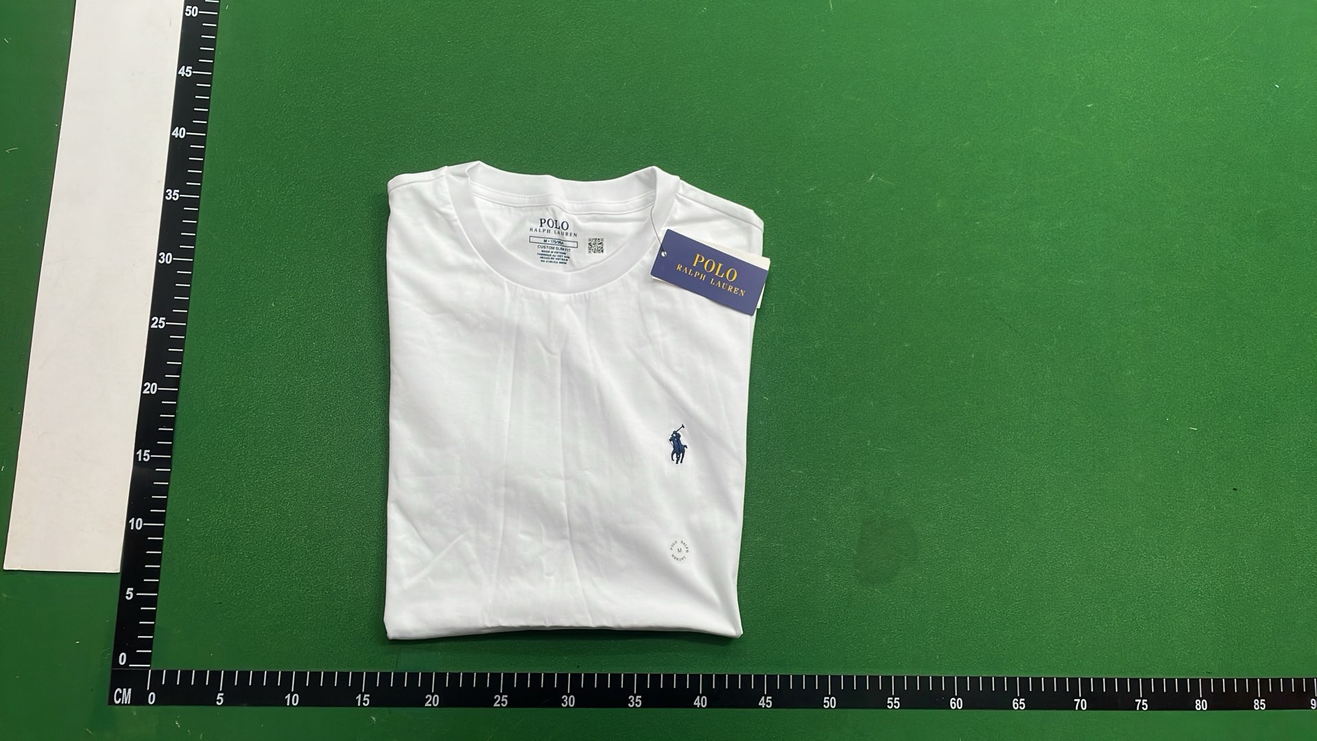 Polo Ralph Lauren Men's Navy V-Neck T-Shirt with Red Pony Logo