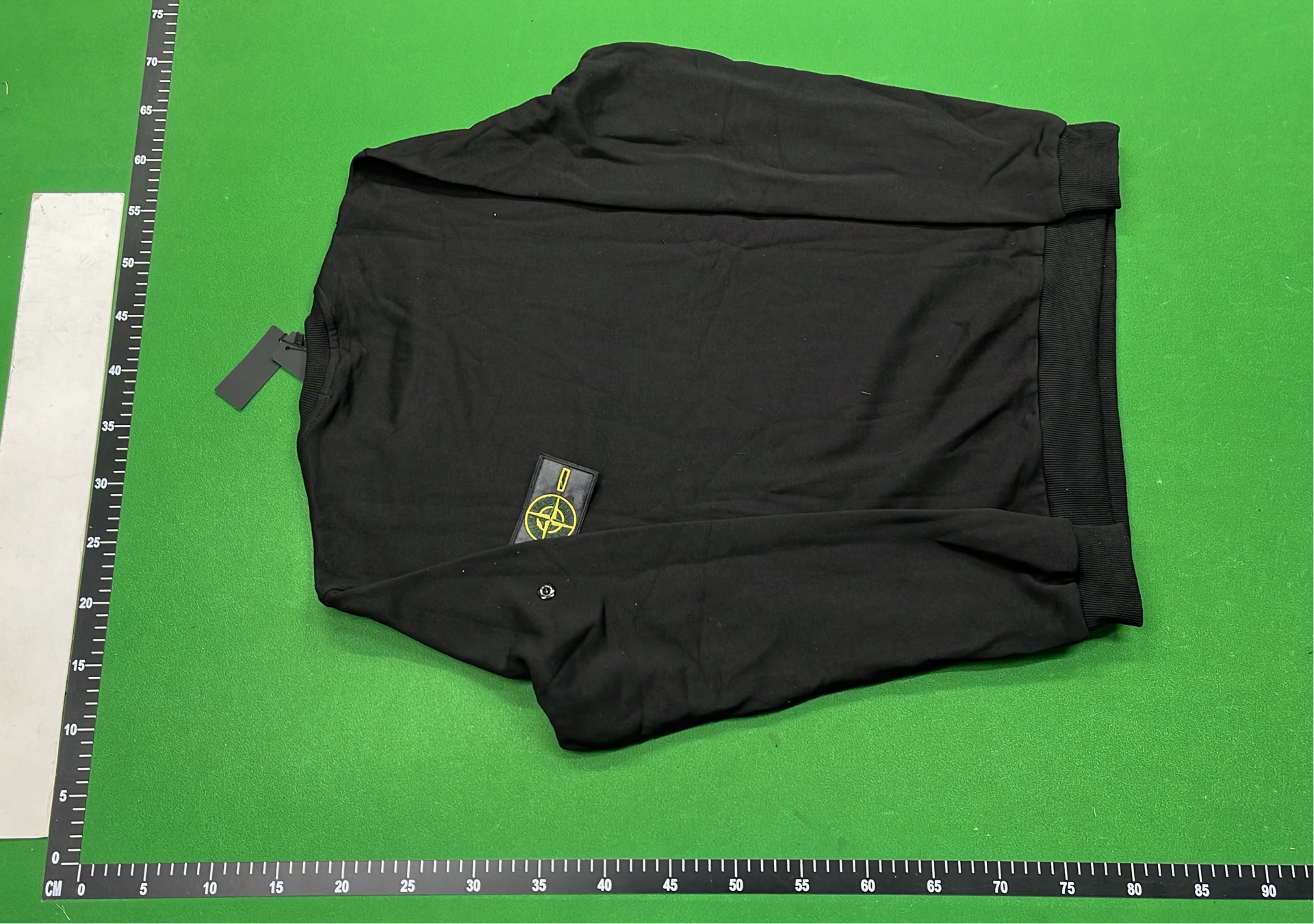 Pink Crewneck Sweatshirt with Patch Detail