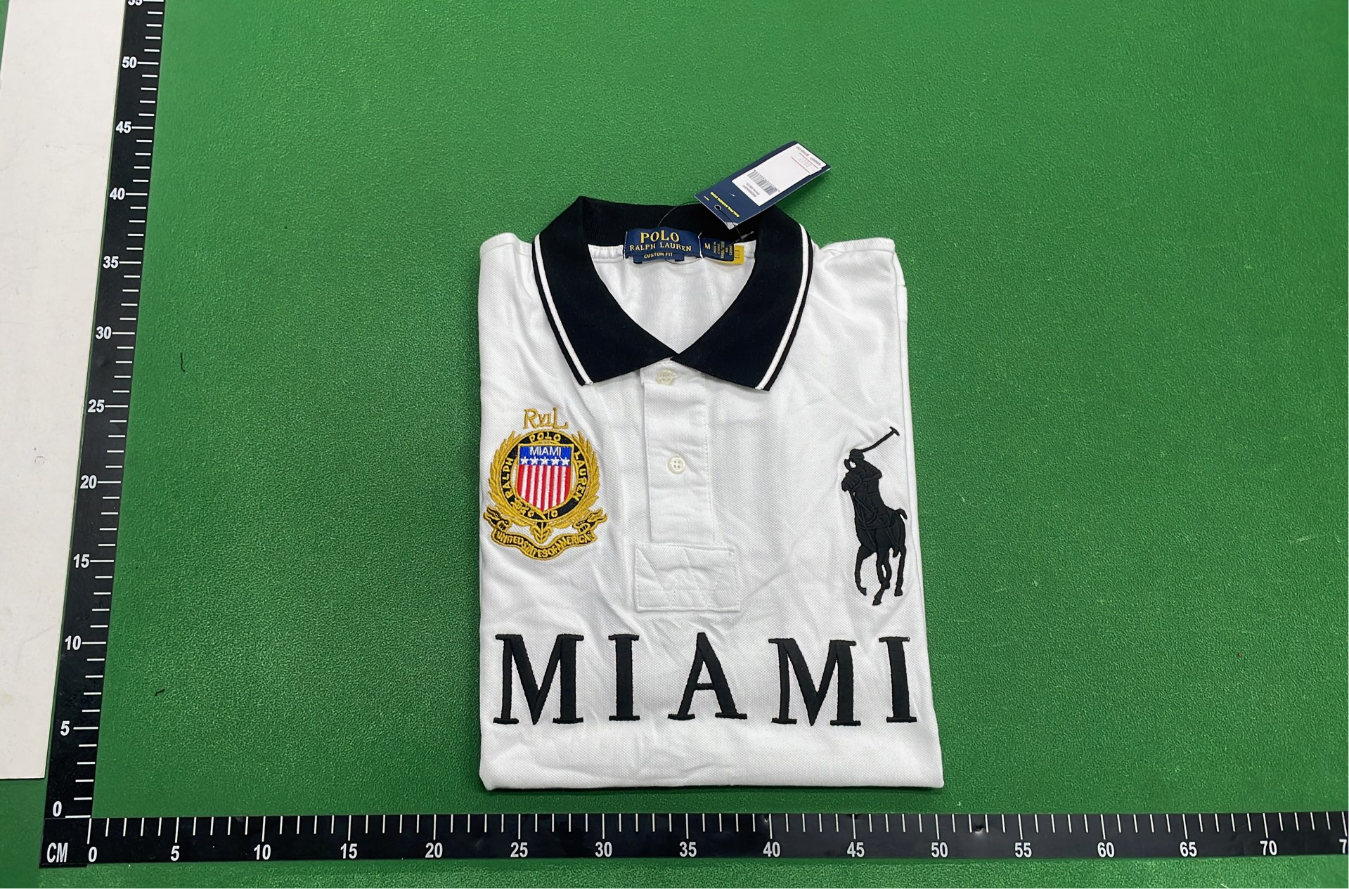 Green Rome Polo Shirt with Pony Logo and Italian Crest