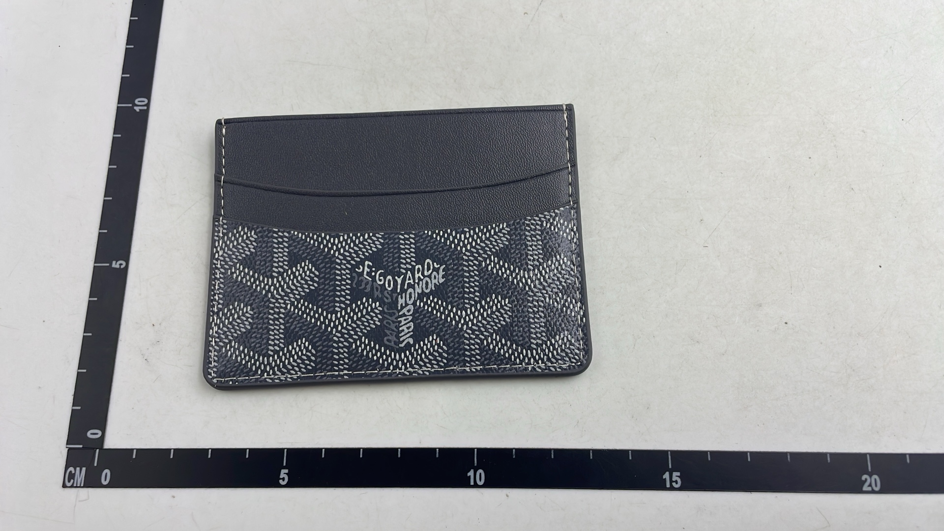 Goyard Orange Monogram Card Holder - Paris Made