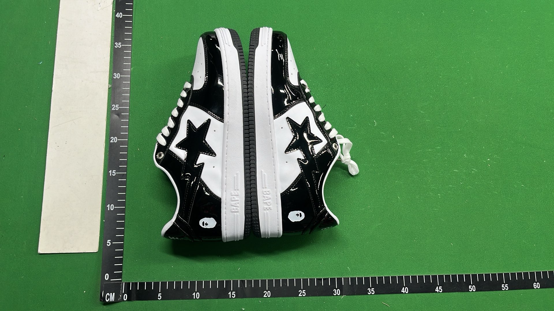BAPE Green Star Low Top Sneakers