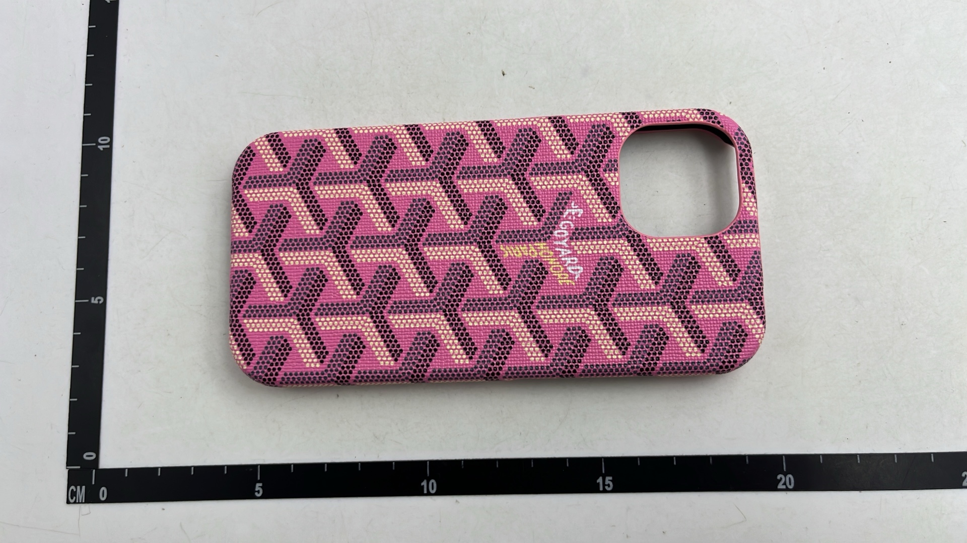 Goyard Yellow Pattern iPhone Case
