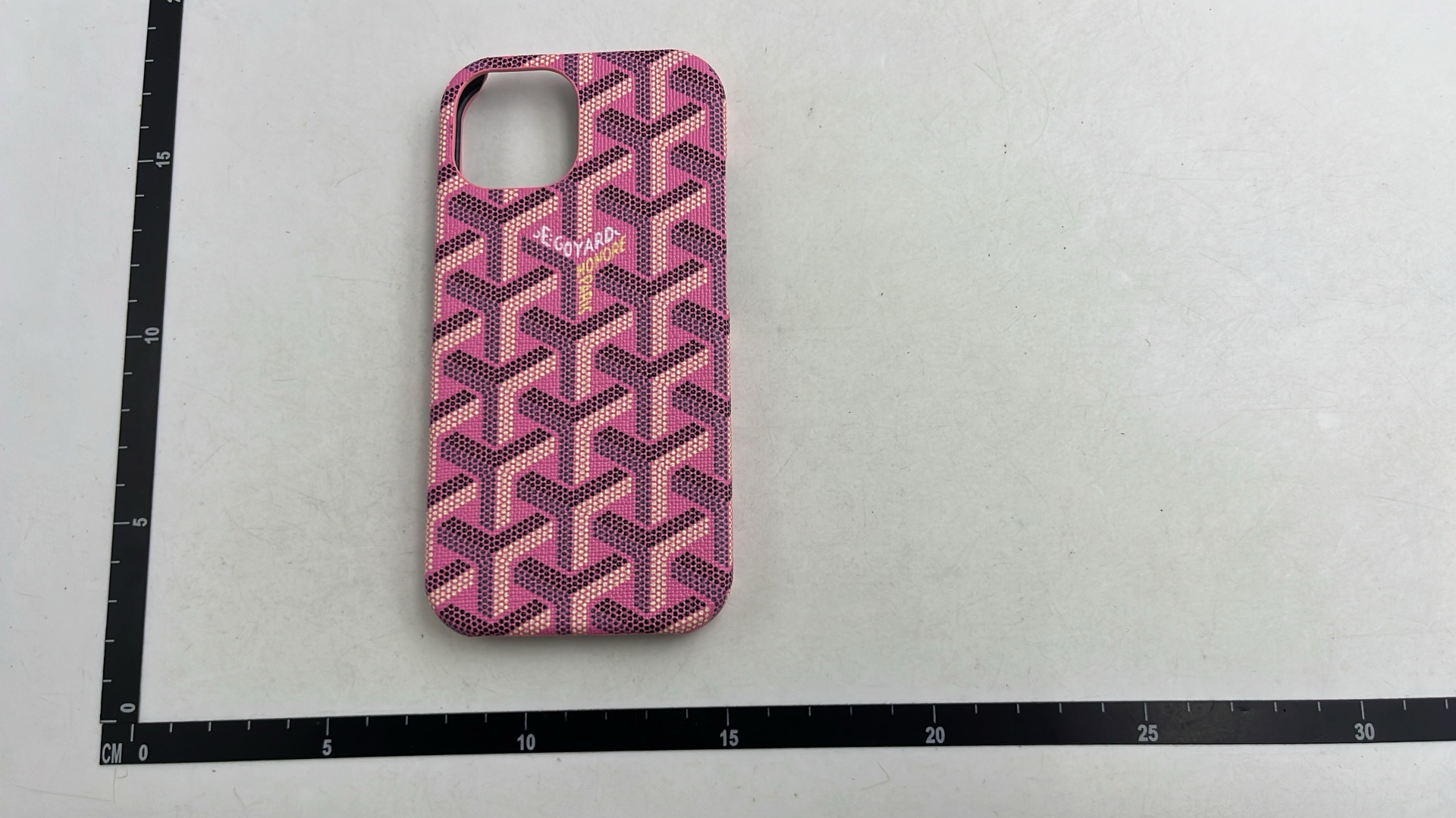 Goyard Yellow Pattern iPhone Case