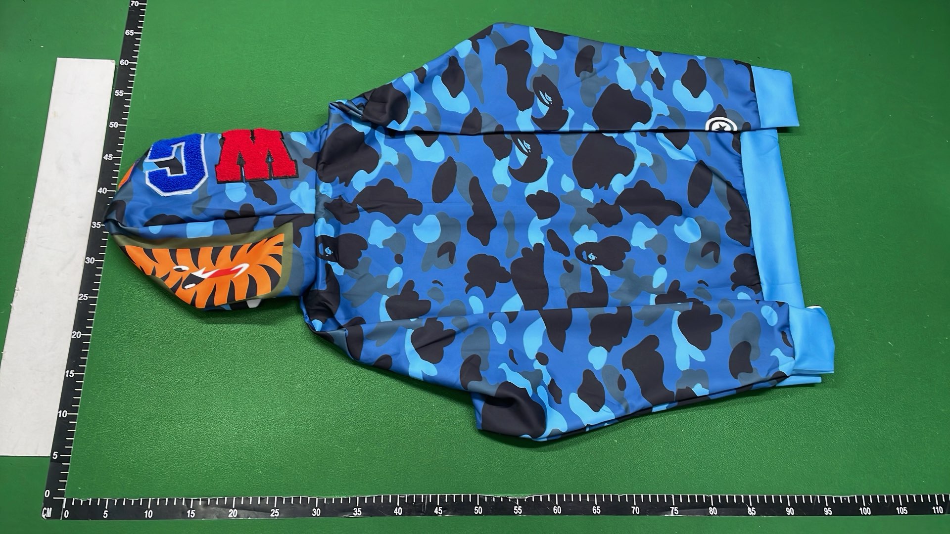 BAPE Shark Hoodie Camouflage Zip-Up Sweatshirt