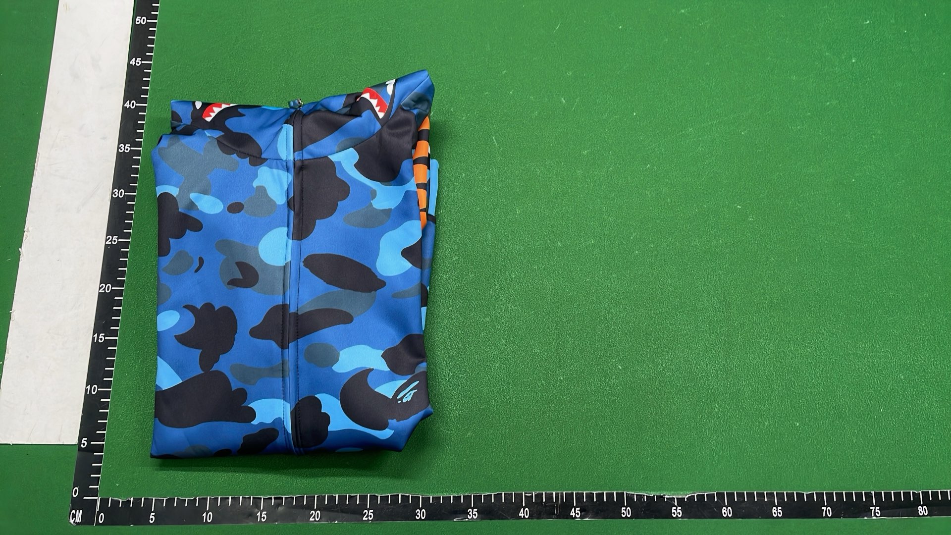 BAPE Shark Hoodie Camouflage Zip-Up Sweatshirt