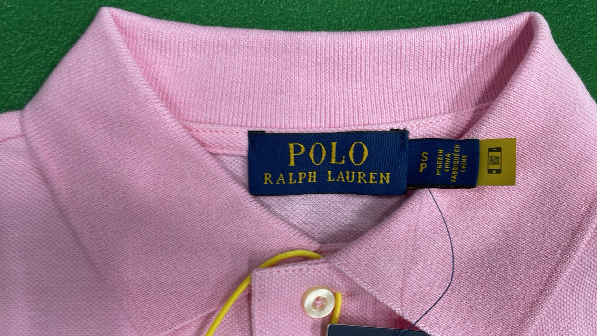 Men's Navy Blue Classic Fit Polo Shirt with Red Pony Logo