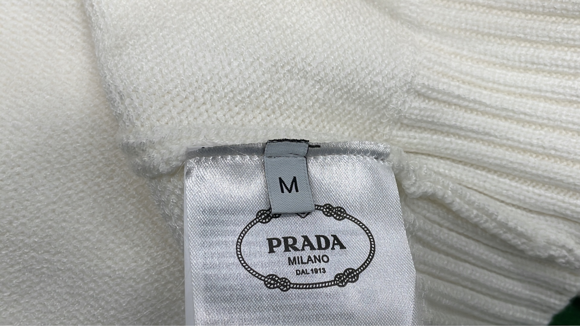 Prada Milano Logo Knit Sweater Black