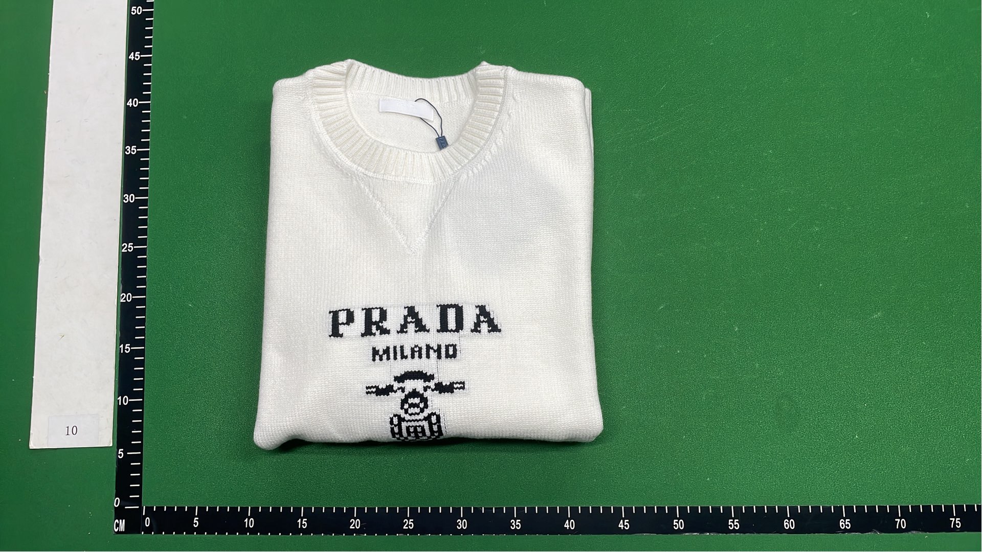 Prada Milano Logo Knit Sweater Black