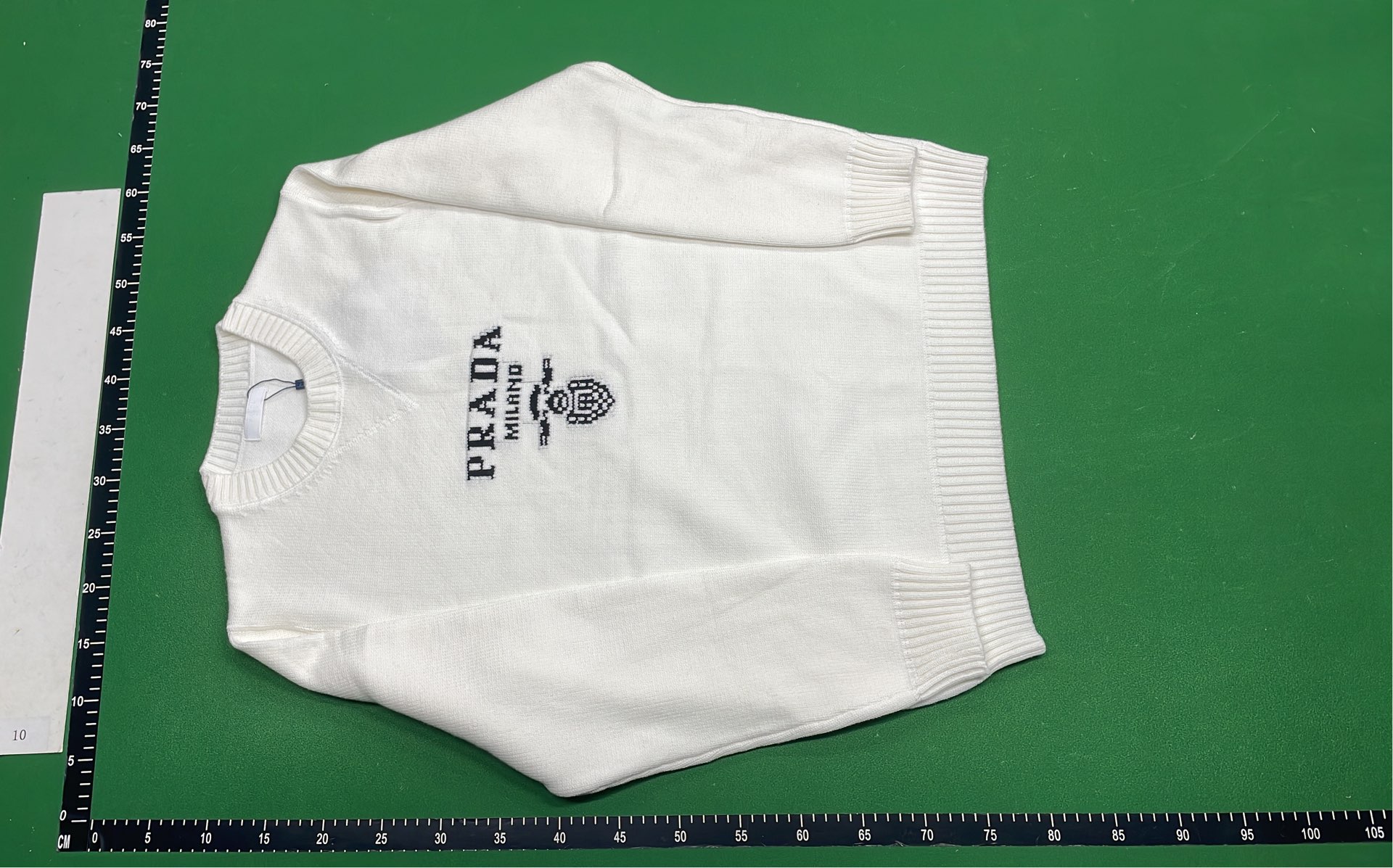 Prada Milano Logo Knit Sweater Black