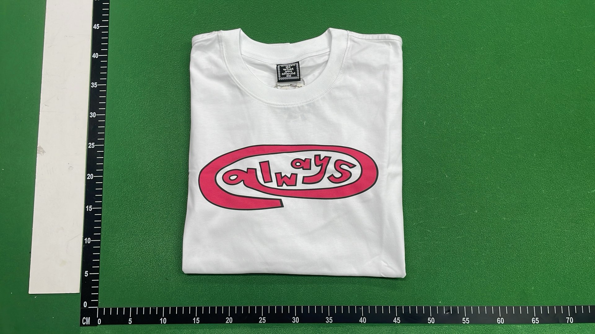 Always Logo T-Shirt - White Cotton Tee