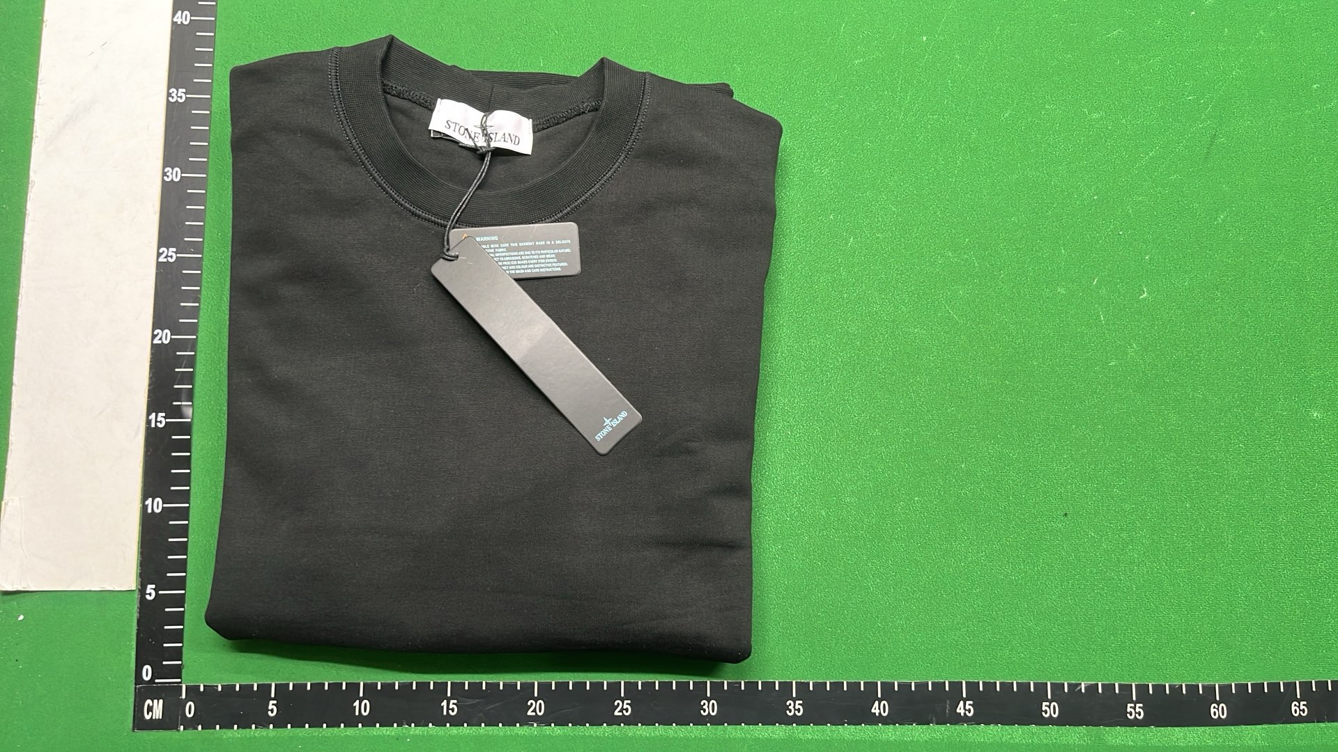 White Stone Island Crewneck Sweatshirt with Patch