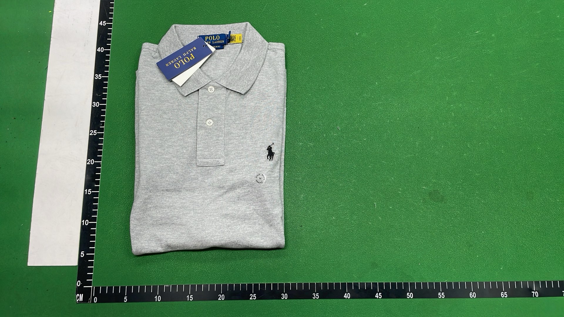 Men's Light Gray Short Sleeve Polo Shirt