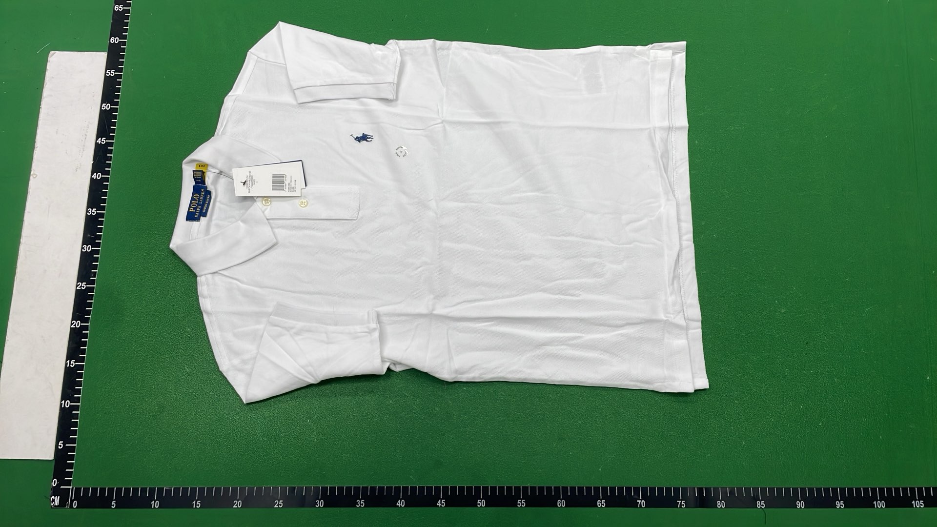 Men's Peach Polo Shirt with Short Sleeves