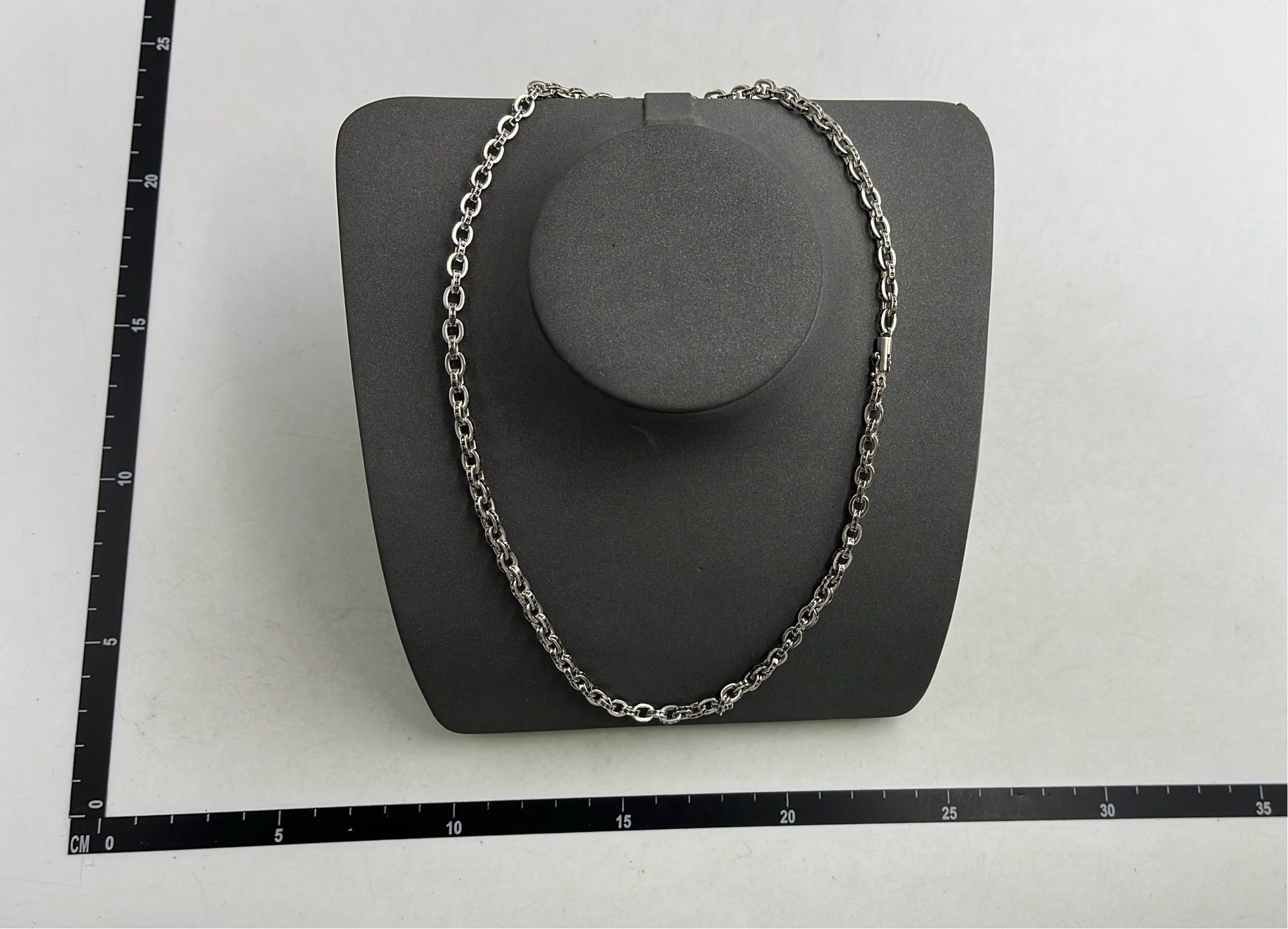 Gold Chain Necklace with Cross Design