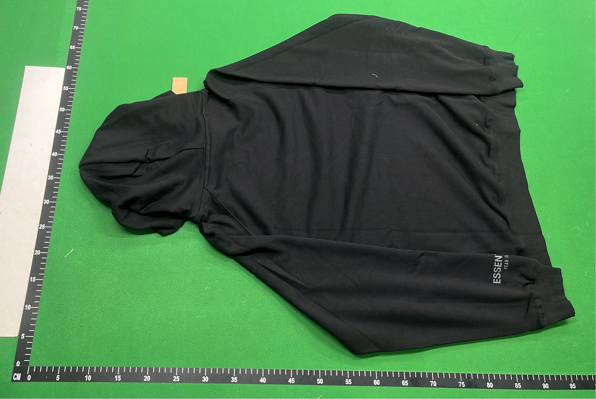 Essentials Black Hoodie - Minimalist Streetwear Design