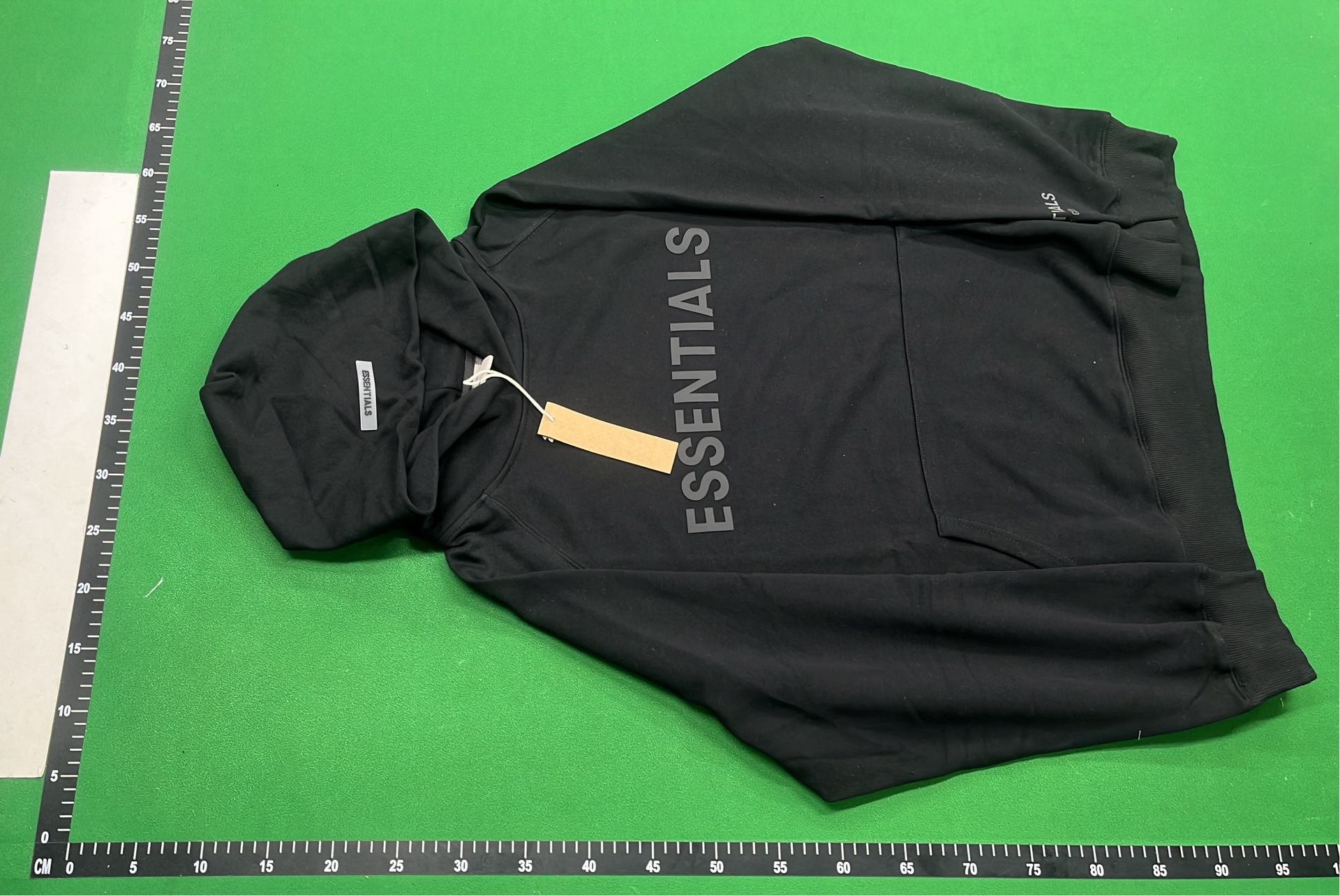 Essentials Black Hoodie - Minimalist Streetwear Design