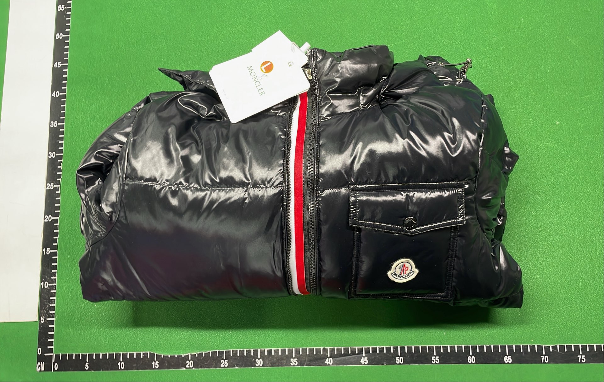 Moncler Black Puffer Jacket with Hood