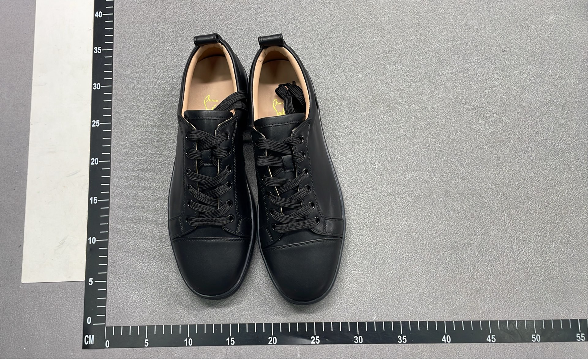 Black Studded Low Top Sneakers