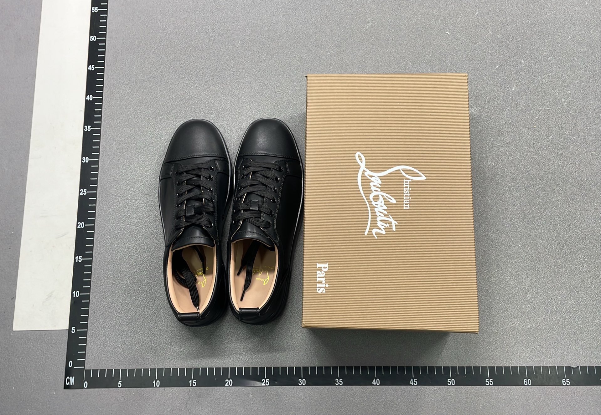 Black Studded Low Top Sneakers