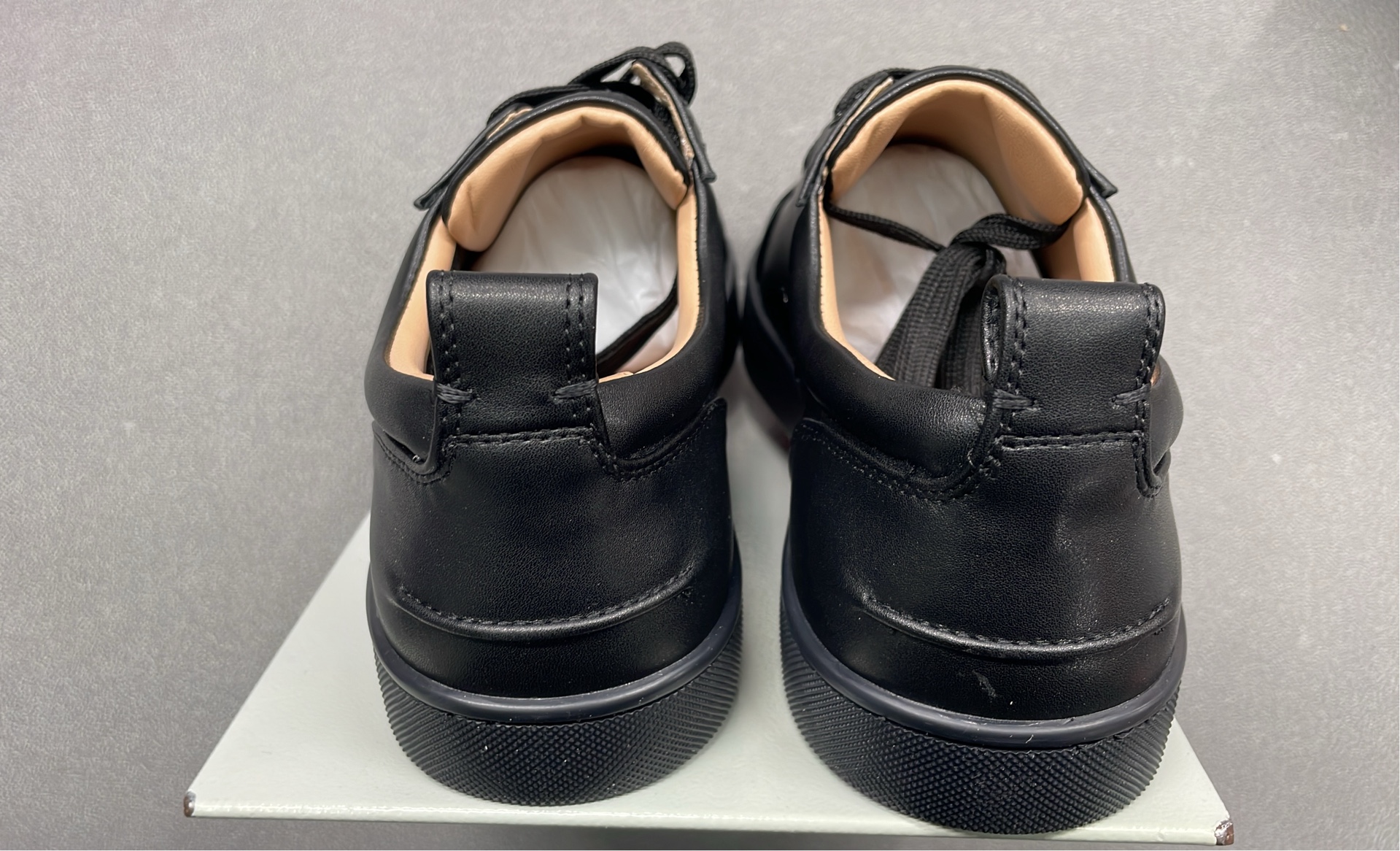 Black Studded Low Top Sneakers