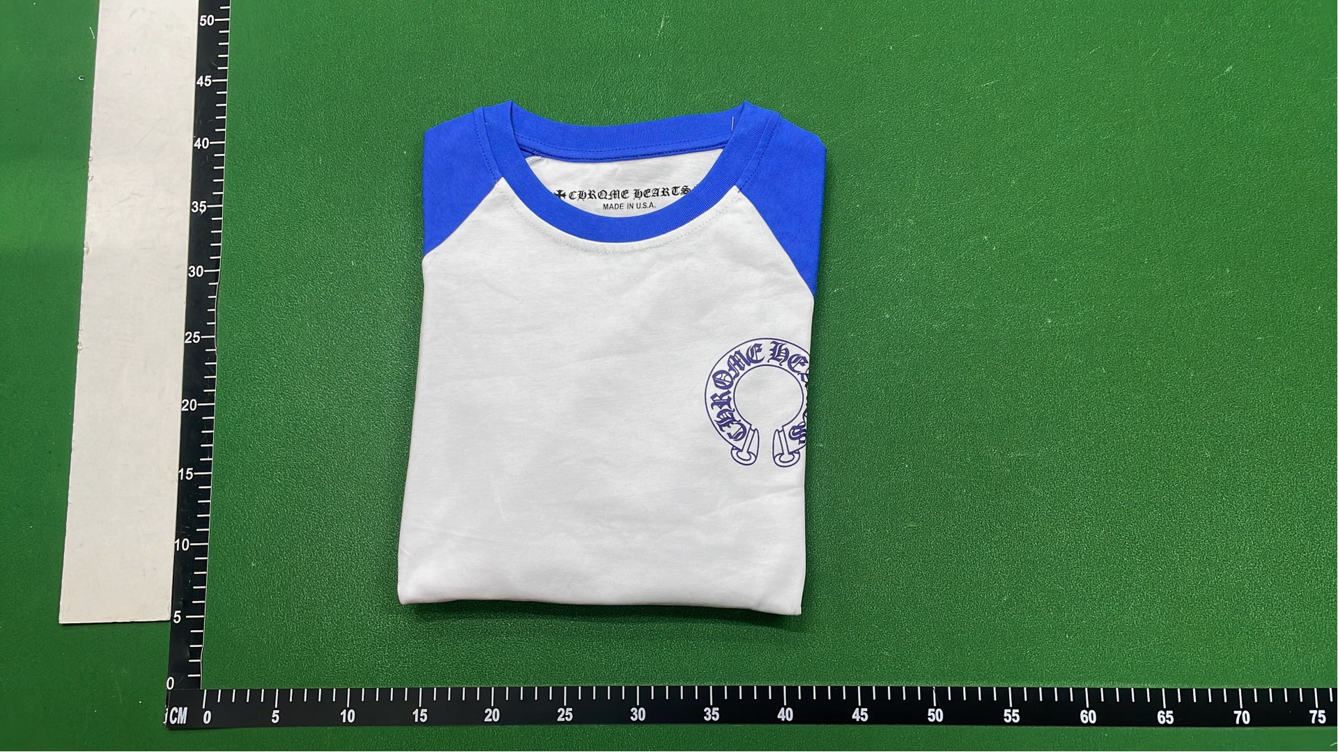 Chrome Hearts Black and White Raglan T-Shirt