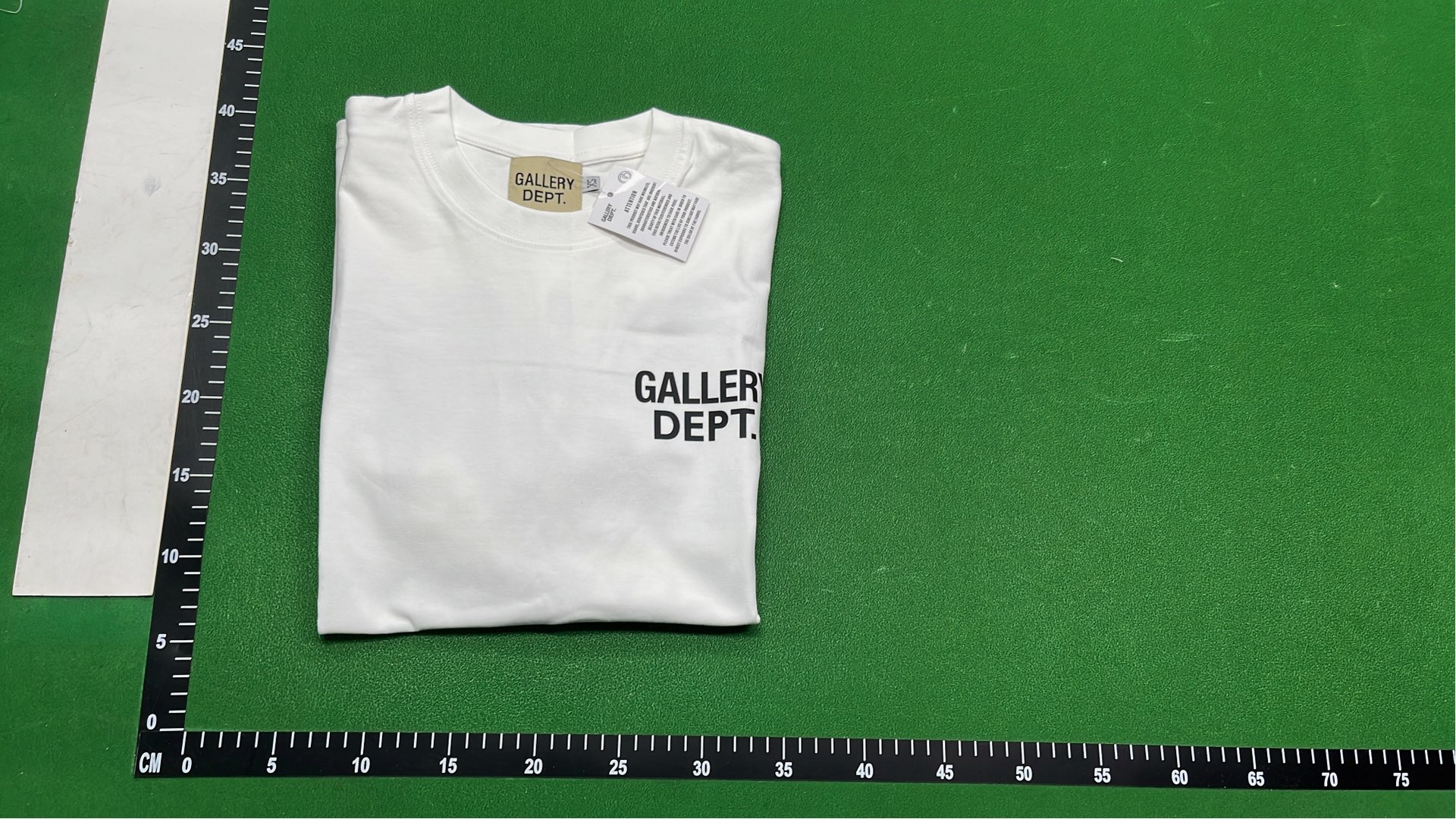 Gallery Dept. White T-Shirt with Bold Back Print
