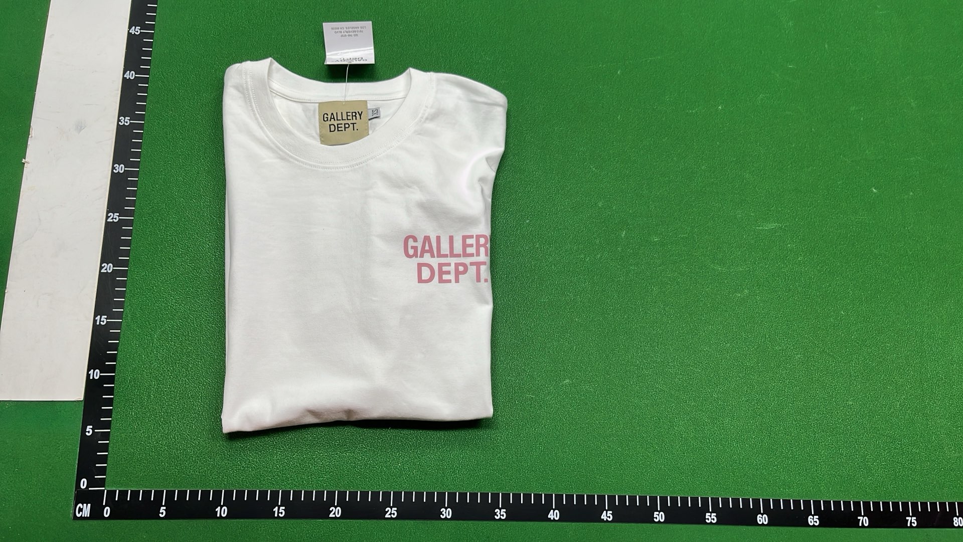 Gallery Dept. White T-Shirt with Bold Back Print