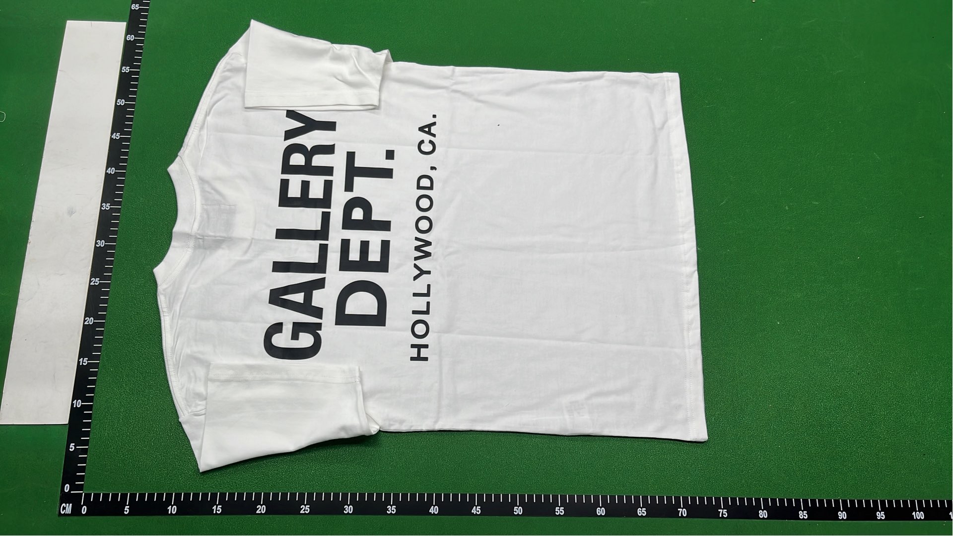 Gallery Dept. White T-Shirt with Bold Back Print
