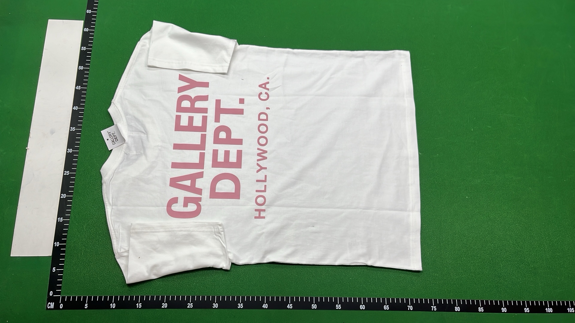 Gallery Dept. White T-Shirt with Bold Back Print