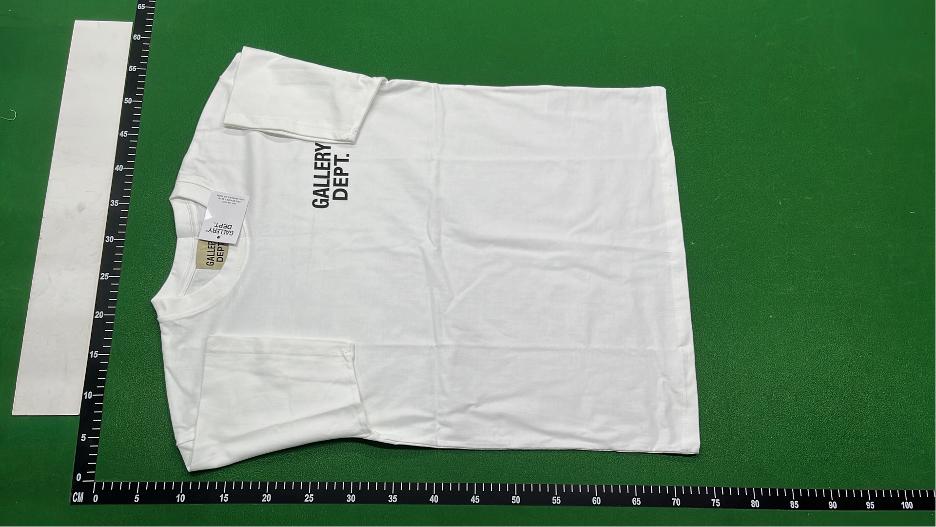 Gallery Dept. White T-Shirt with Bold Back Print